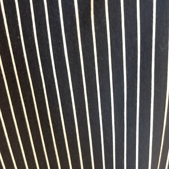 Windsor Navy White Striped Strapless Maxi with Back Detail Sz XS - Picture 3 of 6